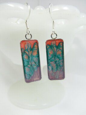 Pebeo Rectangle earrings